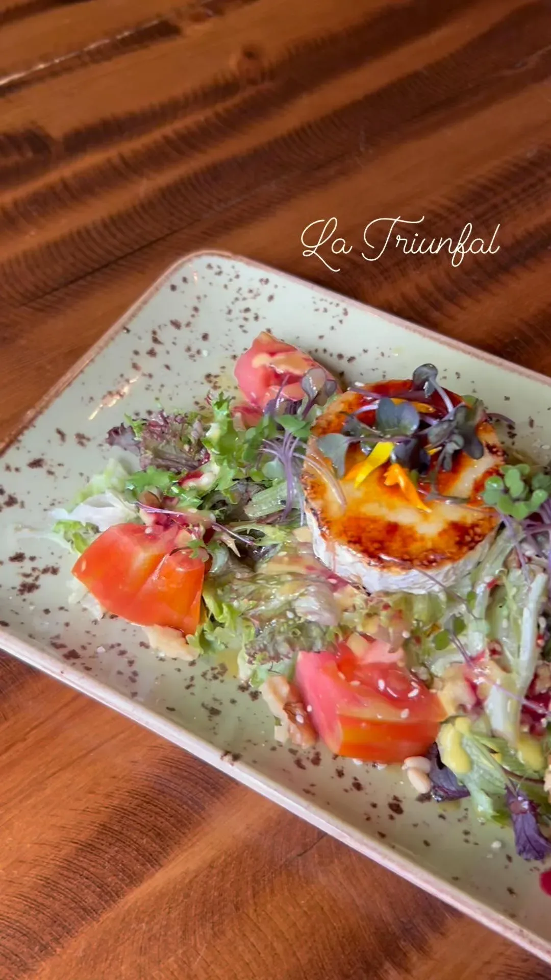 Gastronomía de La Triunfal - cocina española en Barcelona